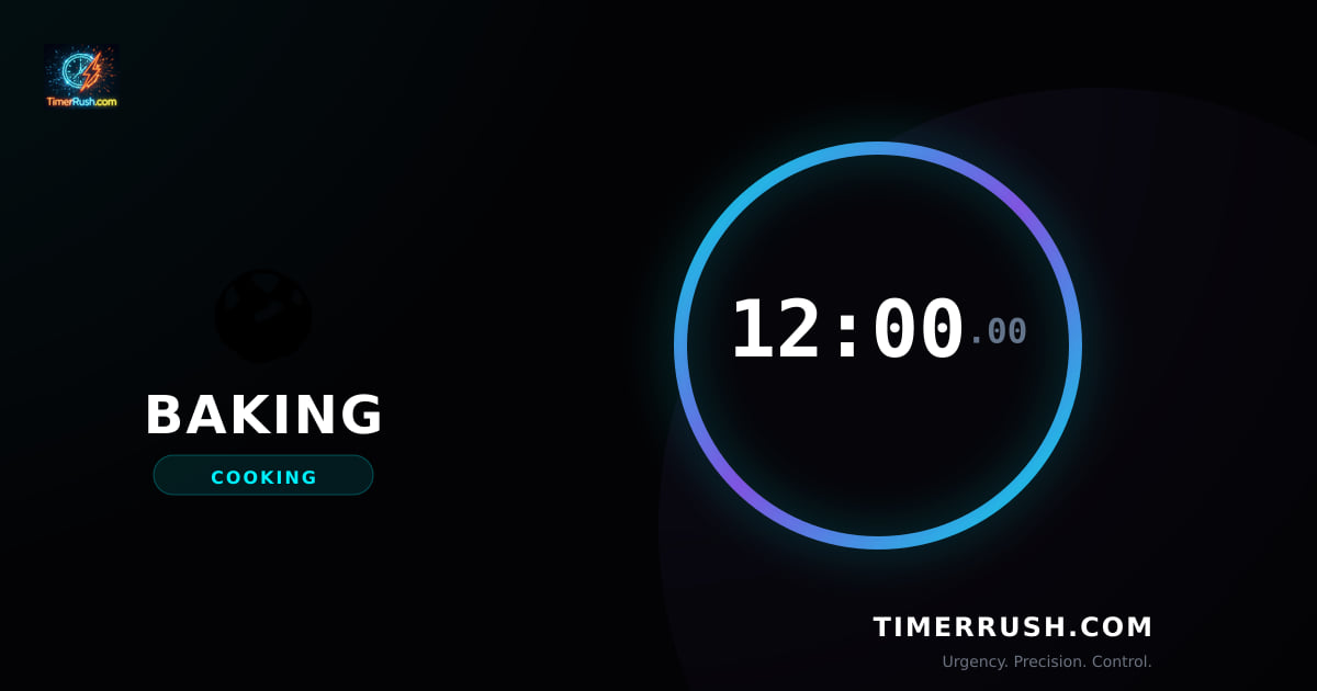 Baking Timer - Perfect Baking Every Time | timerrush.com