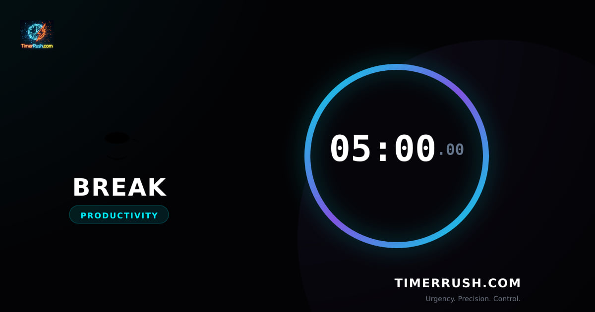 Break Timer - Regular Break Reminder | timerrush.com