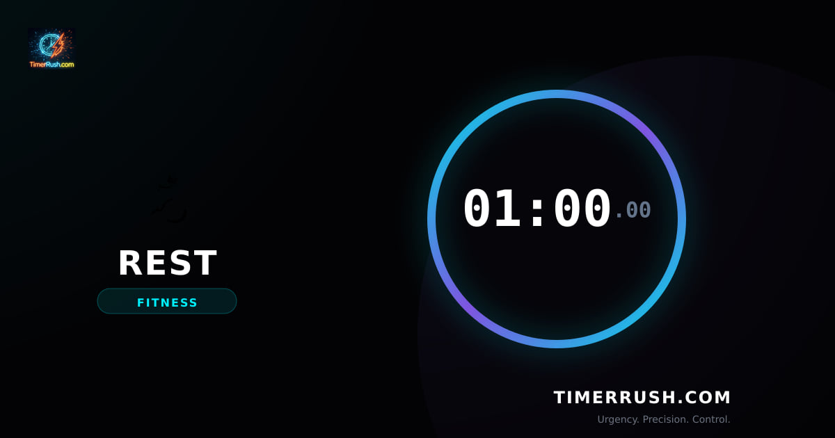 Rest Timer - Workout Rest Period Timer | timerrush.com